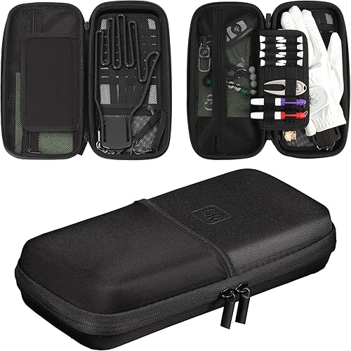 GLORIEROO Funda para guantes de golf con soporte para guantes para bolsa de club de golf, organizador de almacenamiento para teléfono, camisetas,