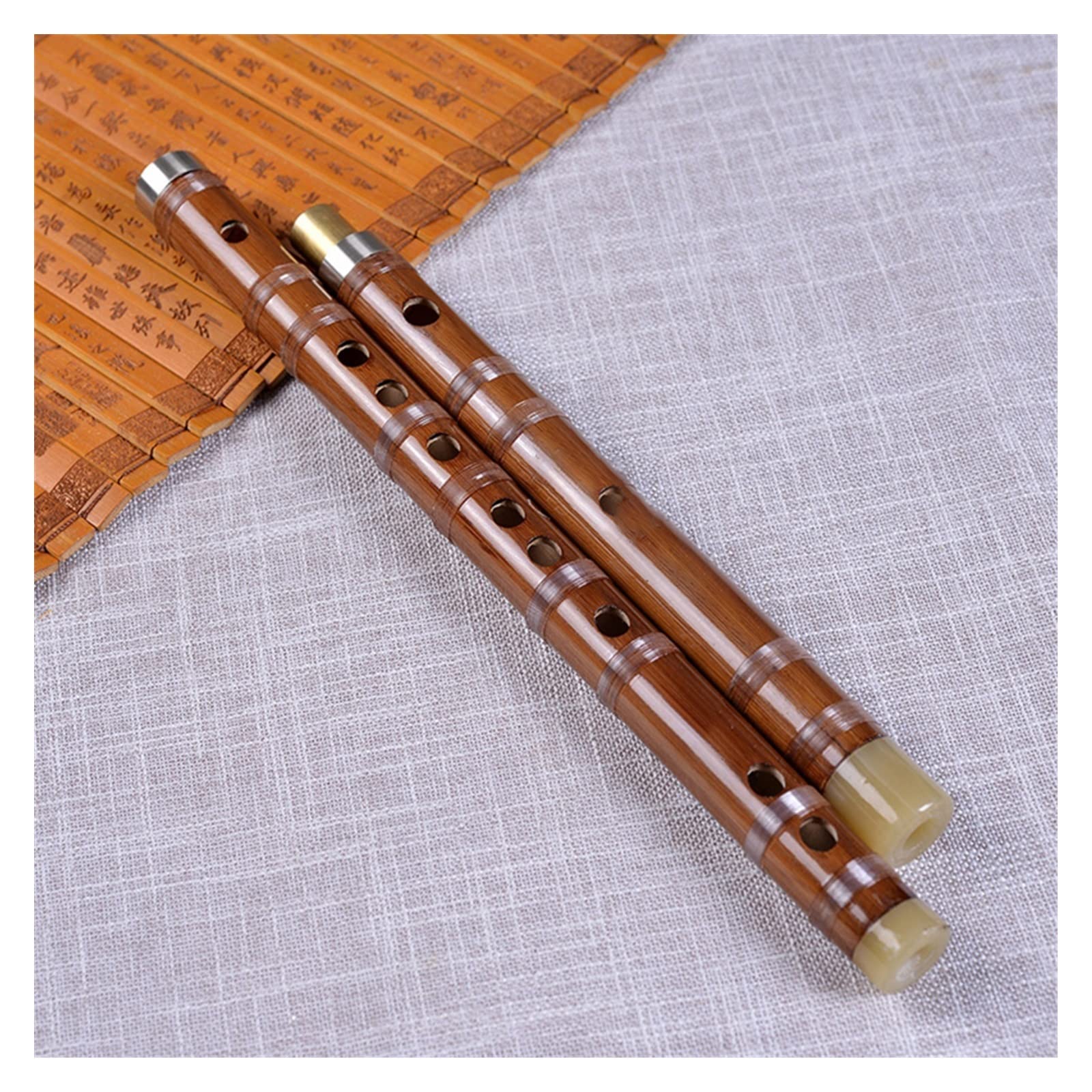 Bamboo Flutes Flauta De Bambú CDEFG Clave Flauta Instrumento Musical Dizi Grabadora Alto (Color : Brown D)