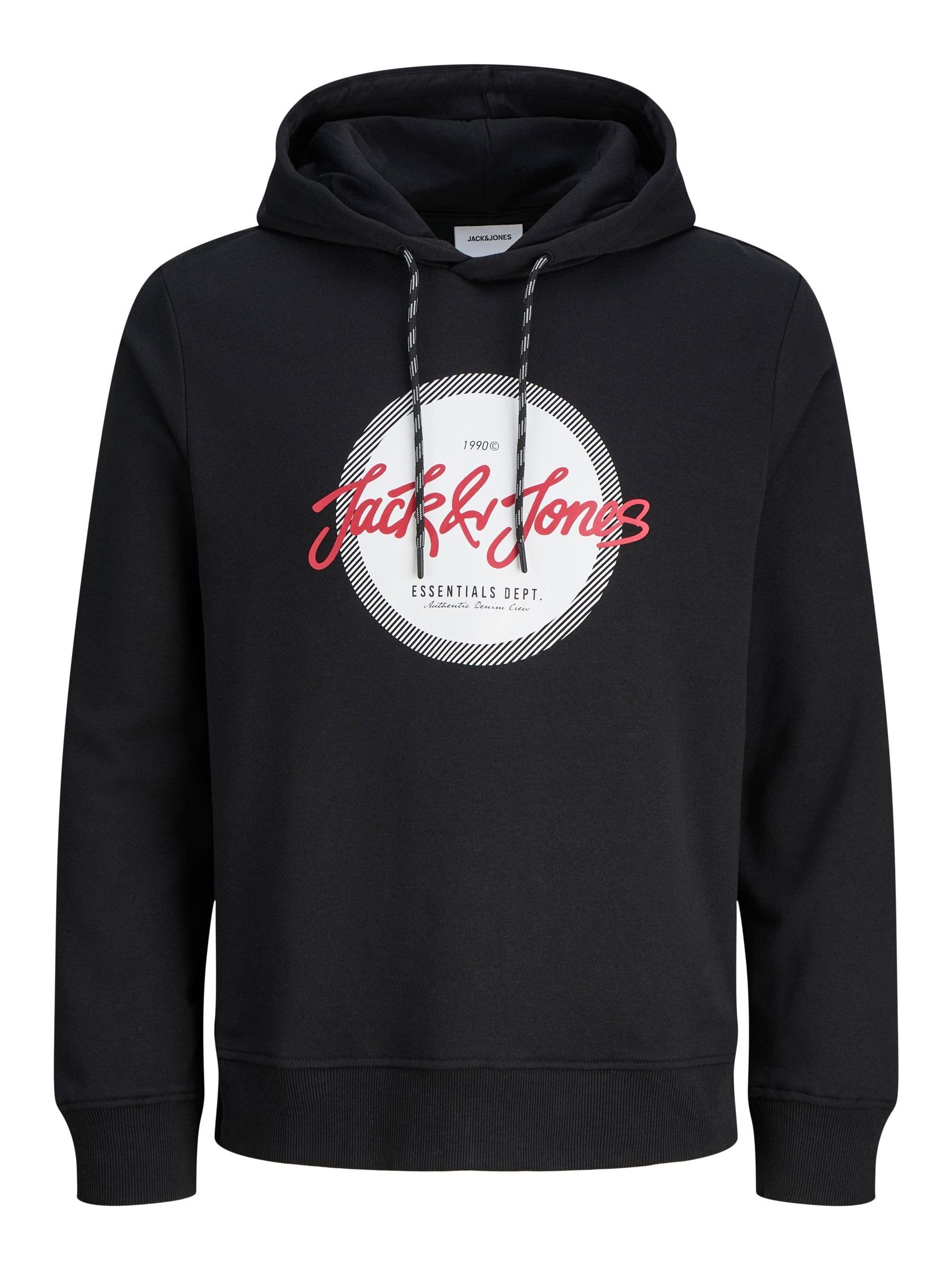 JACK & JONES Urban Men's Hoodie, black, M