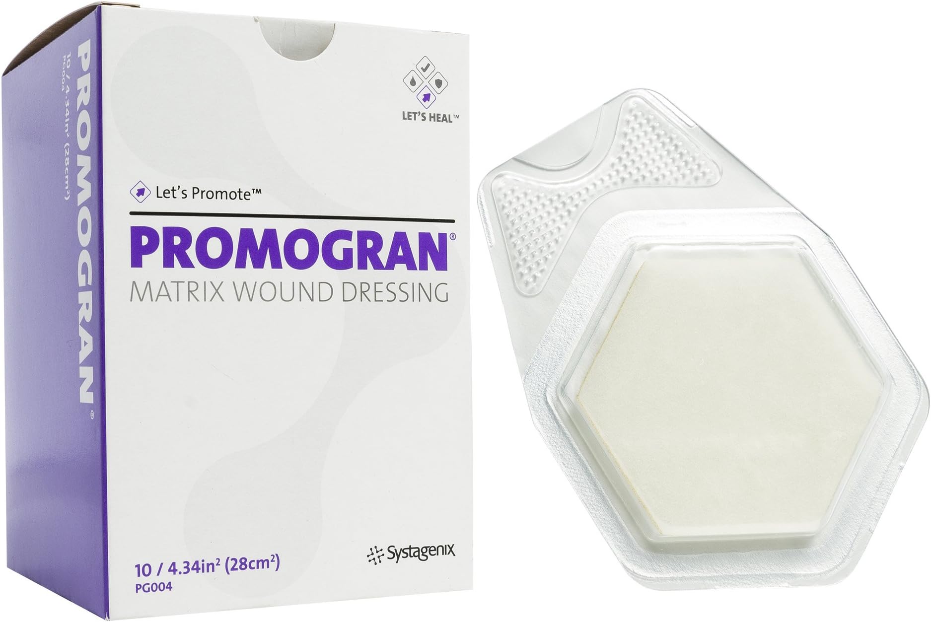 Promogran Matrix Wound Dressing #PG004 (4.34 sq. in.) (Box of 10) by Promogran
