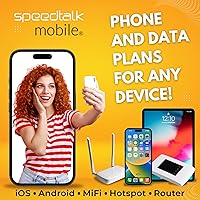 Vista 6 de Kit de inicio de tarjeta SIM y eSIM prepago SpeedTalk Mobile – Planes inalámbricos sin contrato $5 al mes de voz, texto y datos ilimitados