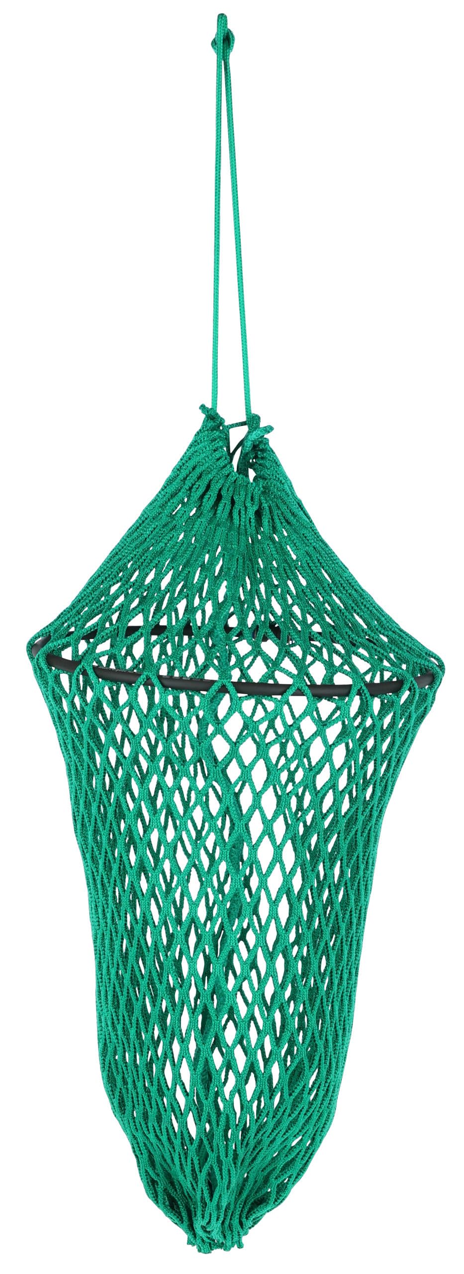 Covalliero Hay Net with Ring Green 90 cm Mesh Size 45 x 45 mm