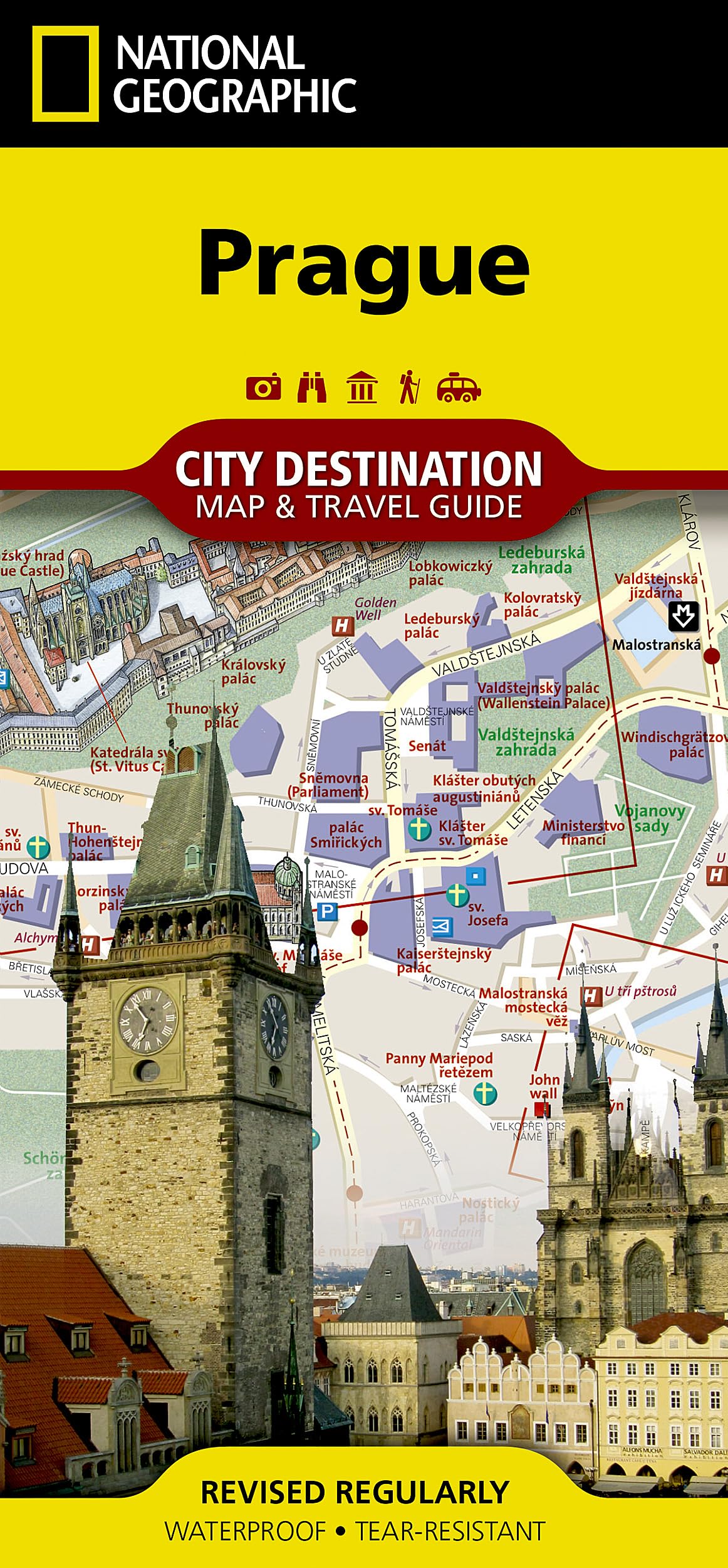 Prague Map (National Geographic Destination City Map): City Destination Maps