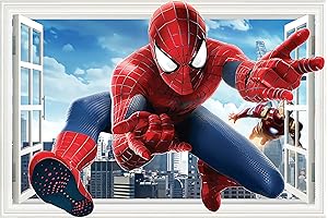 Spider-Man Wall Stickers for Boys' Rooms: Ultimate Wall Decor for Young Superheroes