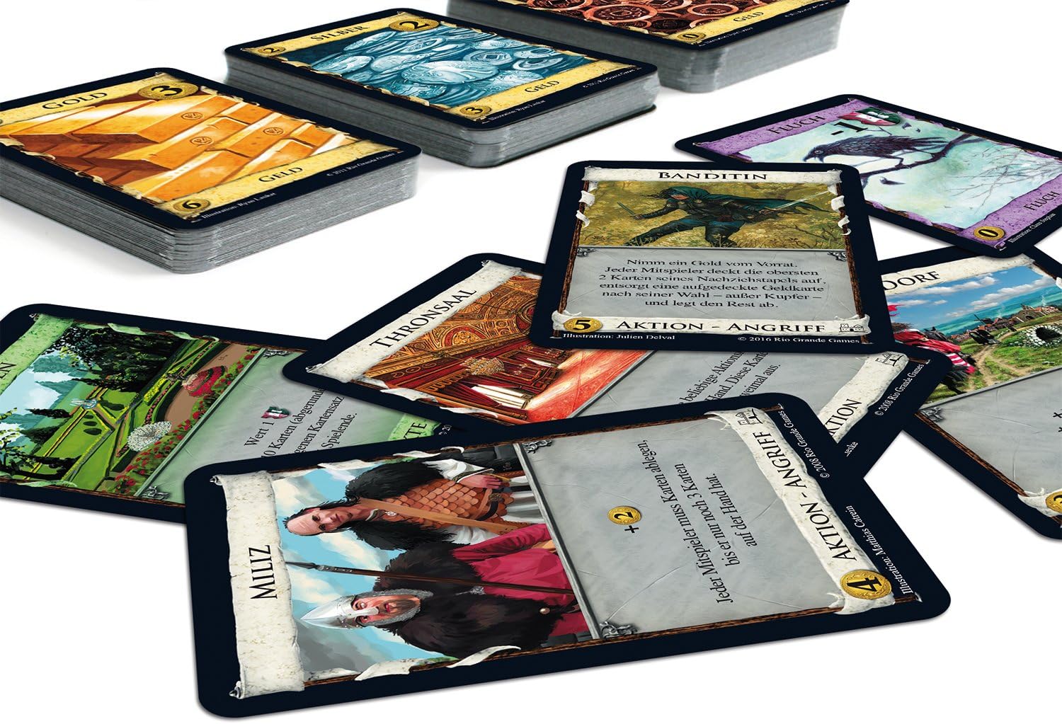 Rio Grande Games DOMINION庐 Base Game - Board Game for All The Family, Second Edition (German Language) 22501413