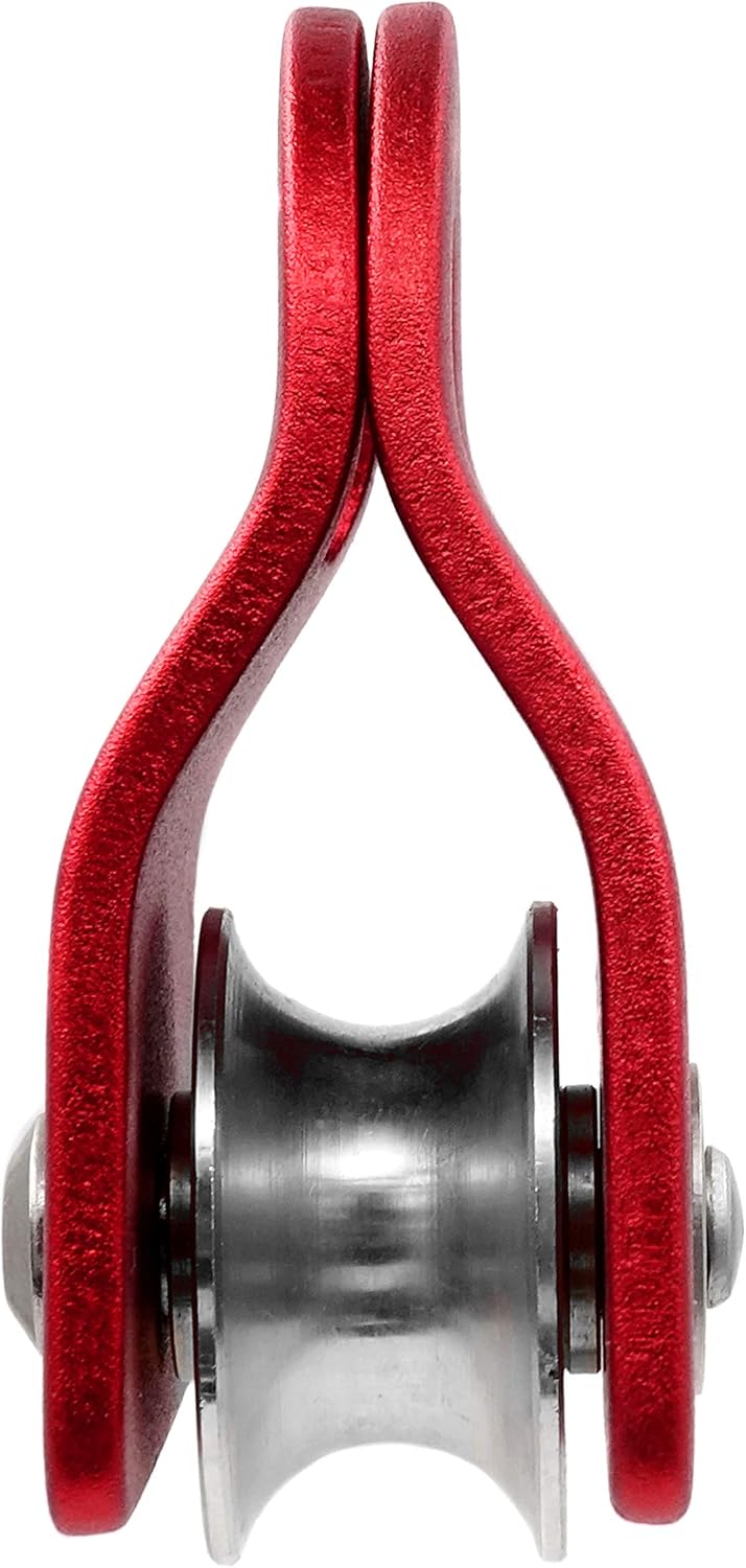 GM CLIMBING 20kN UIAA Certified Red Micro Prusik Minding Pulley 1/2" : Sports & Outdoors