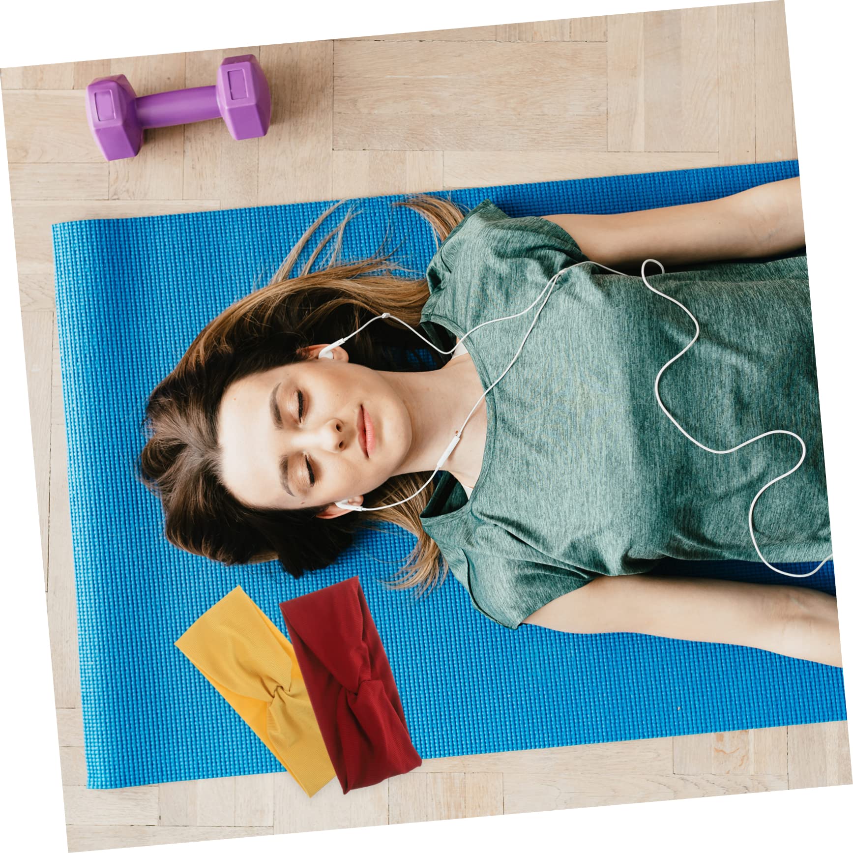 MAGICLULU 2 Set Di Fasce Larghe Ed Elastiche Per Donne Fascia Per Da Yoga Fascia Con Nodo Per Donne Per Da Allenamento Accessori Decorativi Per 6 Pezzi*2