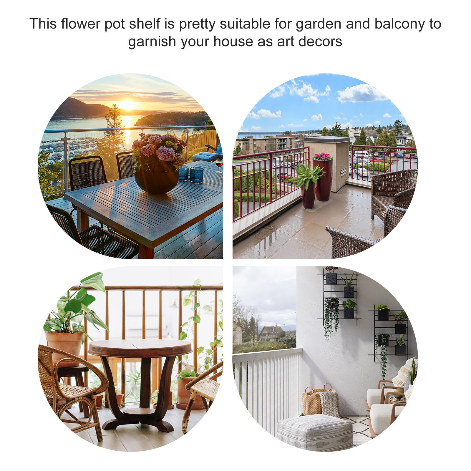 Blumenkasten Halterung für Geländer Hängendes Pflanzenregal aus Eisen Schwarz Stabil und Formfest für Balkon und Garten