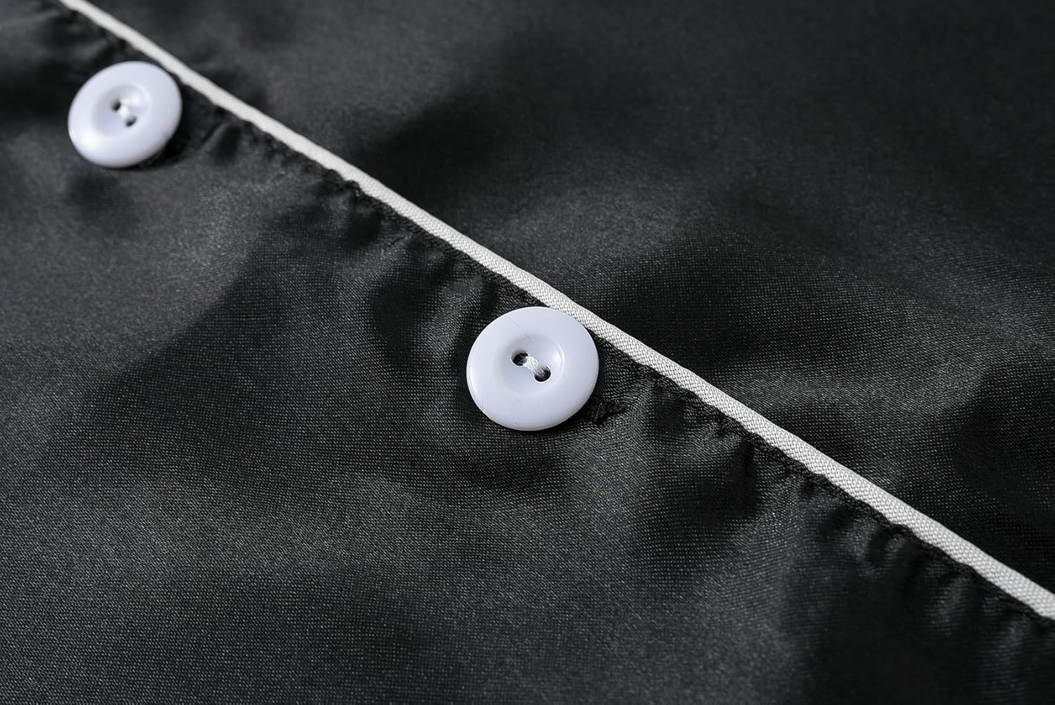 Satin Summer Pajamas for Big Girls Unisex Kids Silk Button Down Short Sleeve & Shorts PJS 3PCS Size 8-16 - Image 4