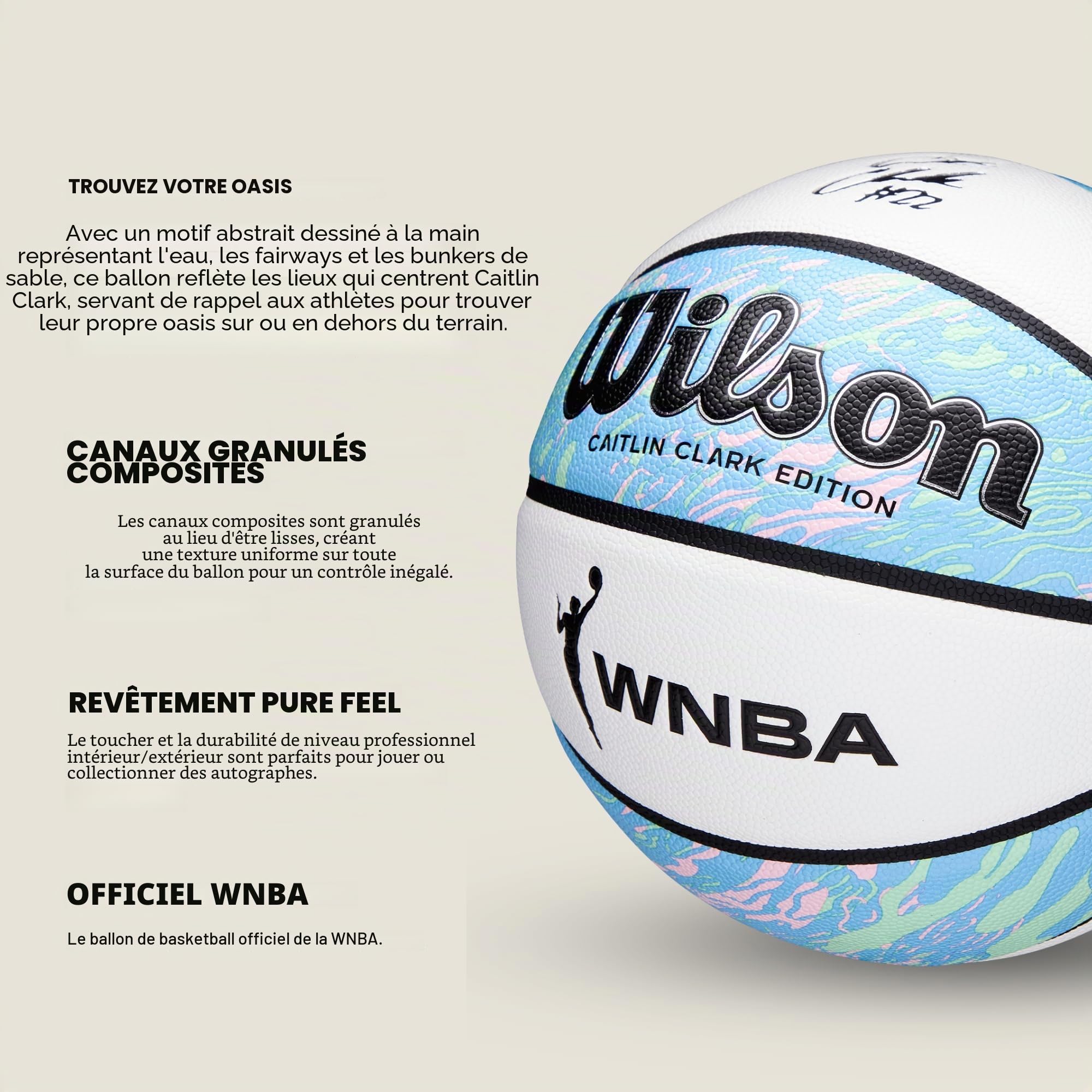 Wilson Caitlin Clark x WNBA Oasis Basketball