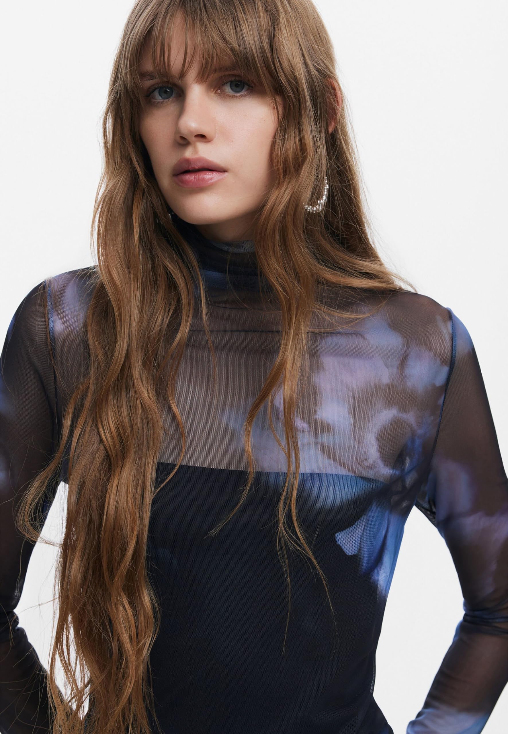 Desigual Abito da Donna A Maniche Lunghe NAN Donna (Pacco da 1)
