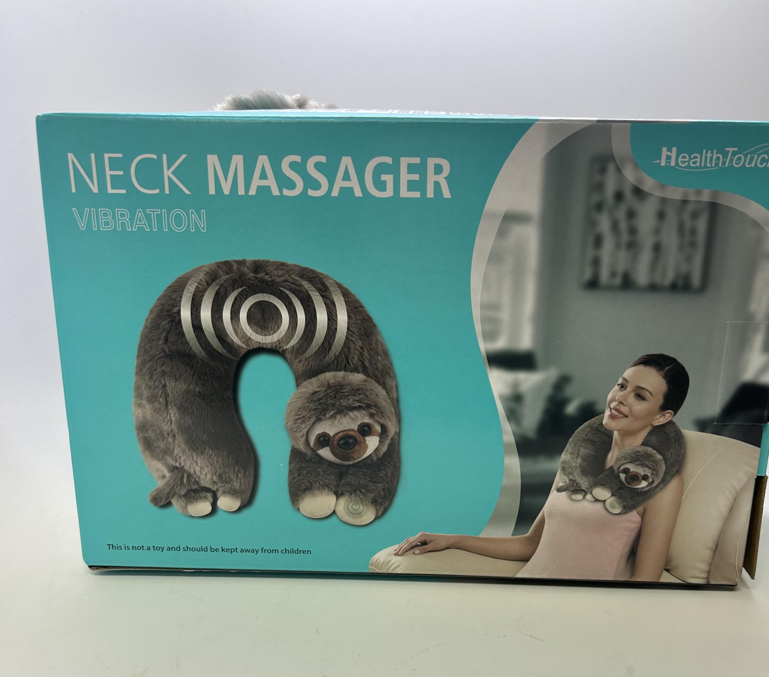 Amazon.com: Health Touch Neck Massager Gray Sloth : Health & Household