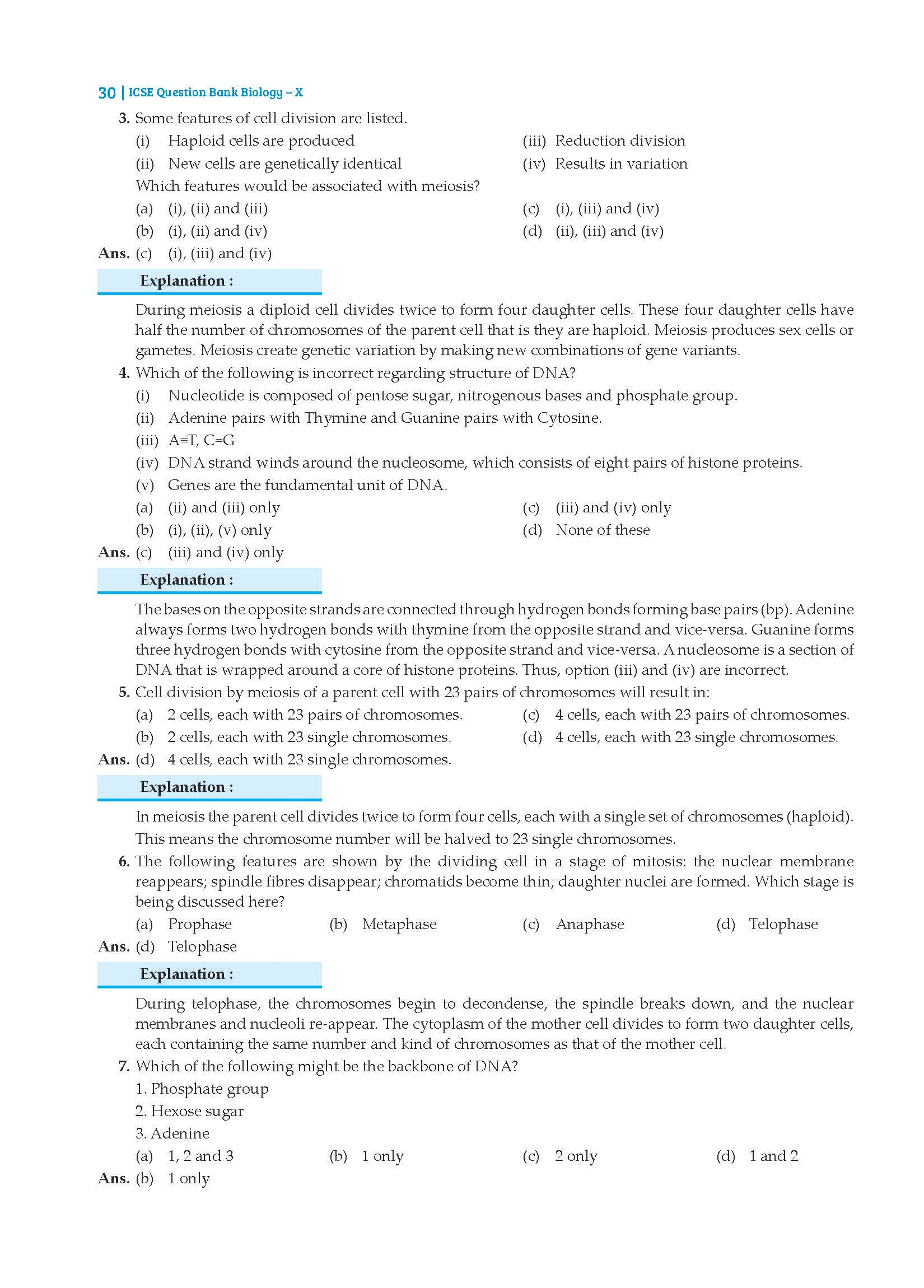 Oswal - Gurukul Biology Most Likely Question Bank : ICSE Class 10 2024 Exam 3