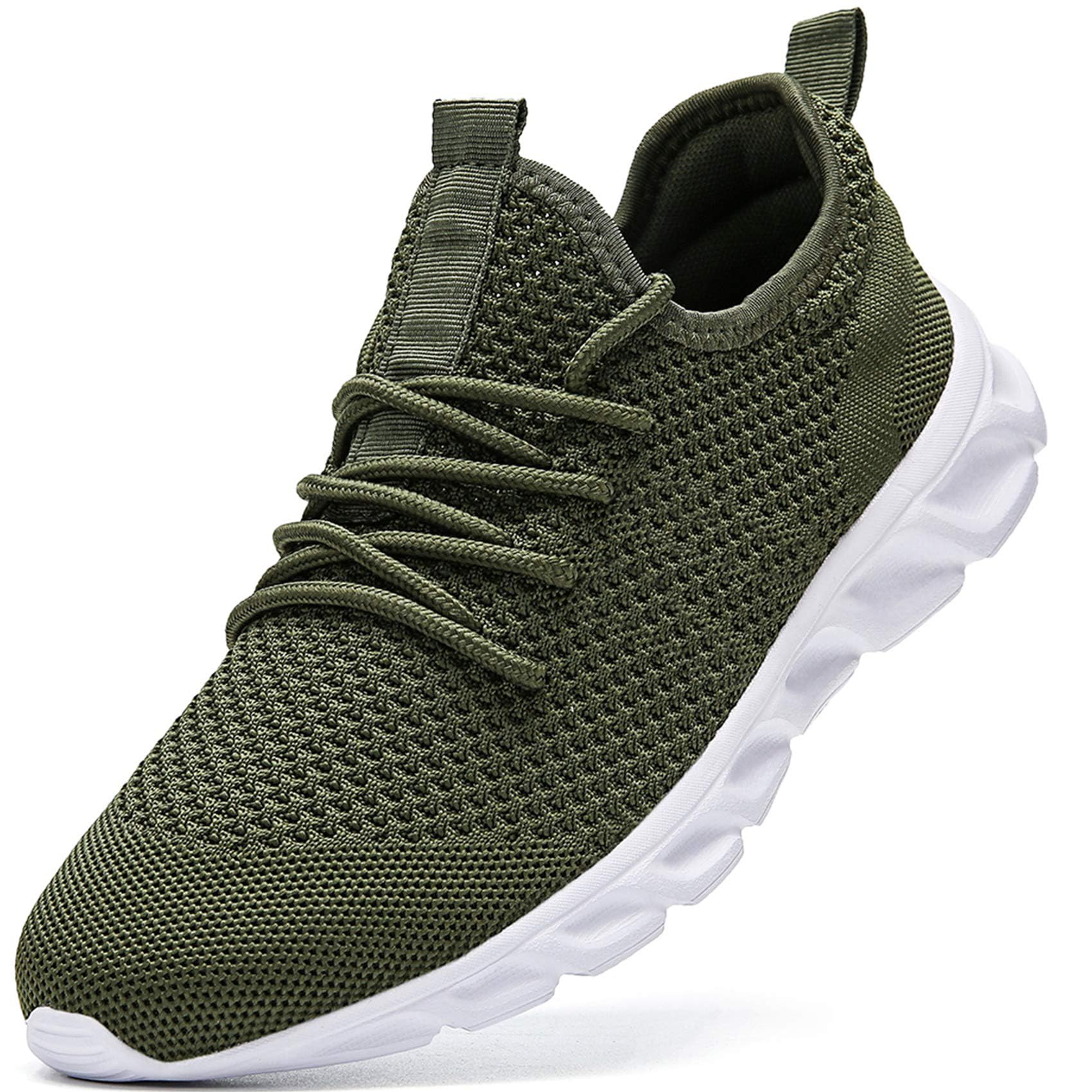 Damyuan Running Shoes Men Lightweight Gym Walking Tennis Walking Sneakers | Athletic Walking Shoes | Fashion Sneakers | Casual Sports Shoes with Breathable Mesh | Non Slip Durable Rubber Outsole