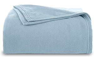 Vellux Fleece Blanket Queen Size - Finest Polyester Blanket For Cozy Comfort