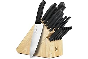 Victorinox Swiss Classic 18-piece Knife Block Set: Culinary Mastery at Your Fingertips
