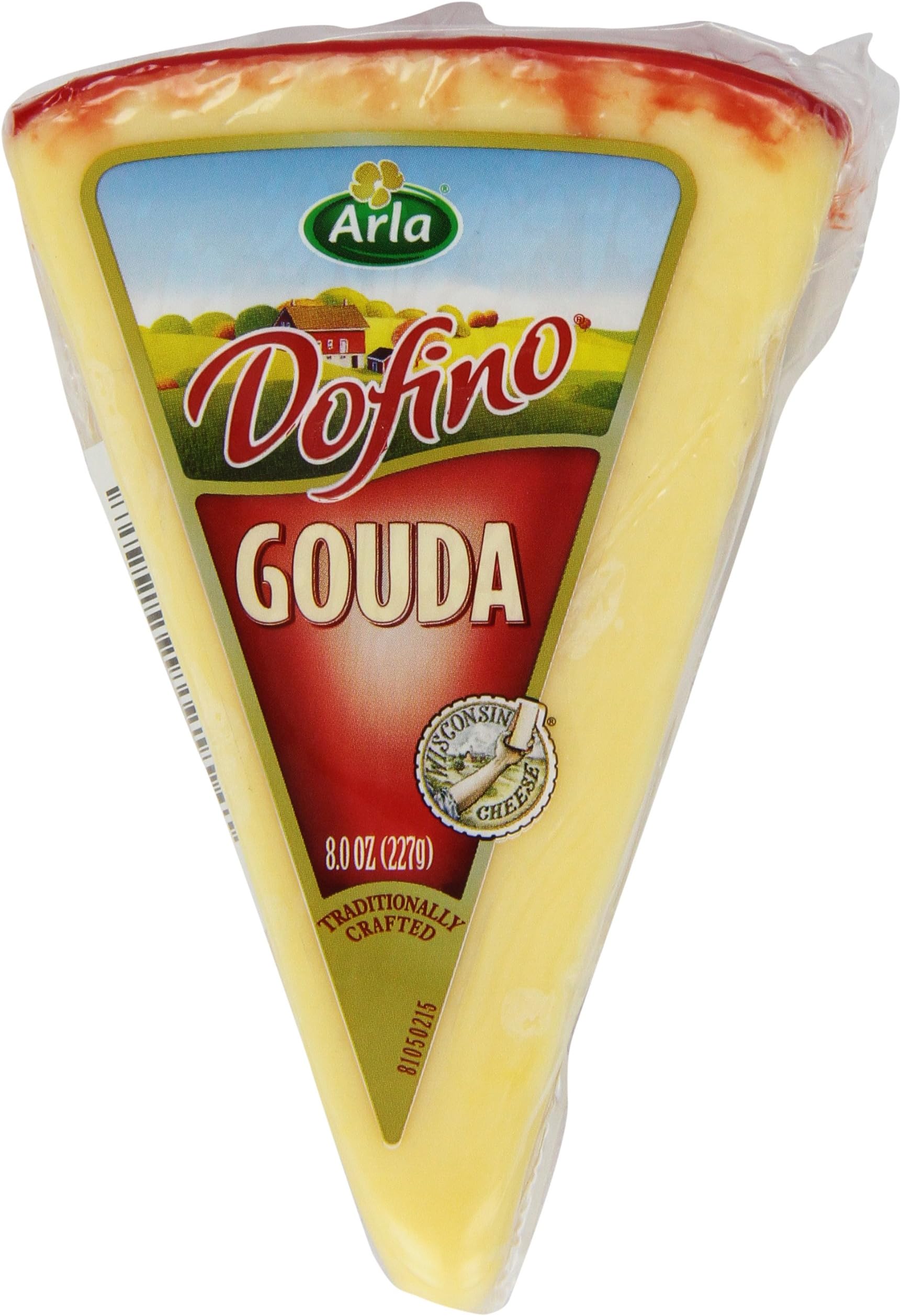 Dofino Red Wax Gouda Wedge