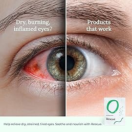 CorneaCare Rescue: Hydrogel Self Cooling Compress | Cold Eye Masks for Puffy Eyes | Self Cooling Eye Compress for Fast Relief | Travel Ready | 12 Count