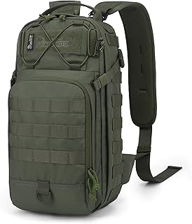 Mardingtop 18L Taktischer Rucksack für Herren mit abnehmbaren Schultergurten Vielseitiger 3-in-1 Rucksack für Outdoor, Camping und Arbeit