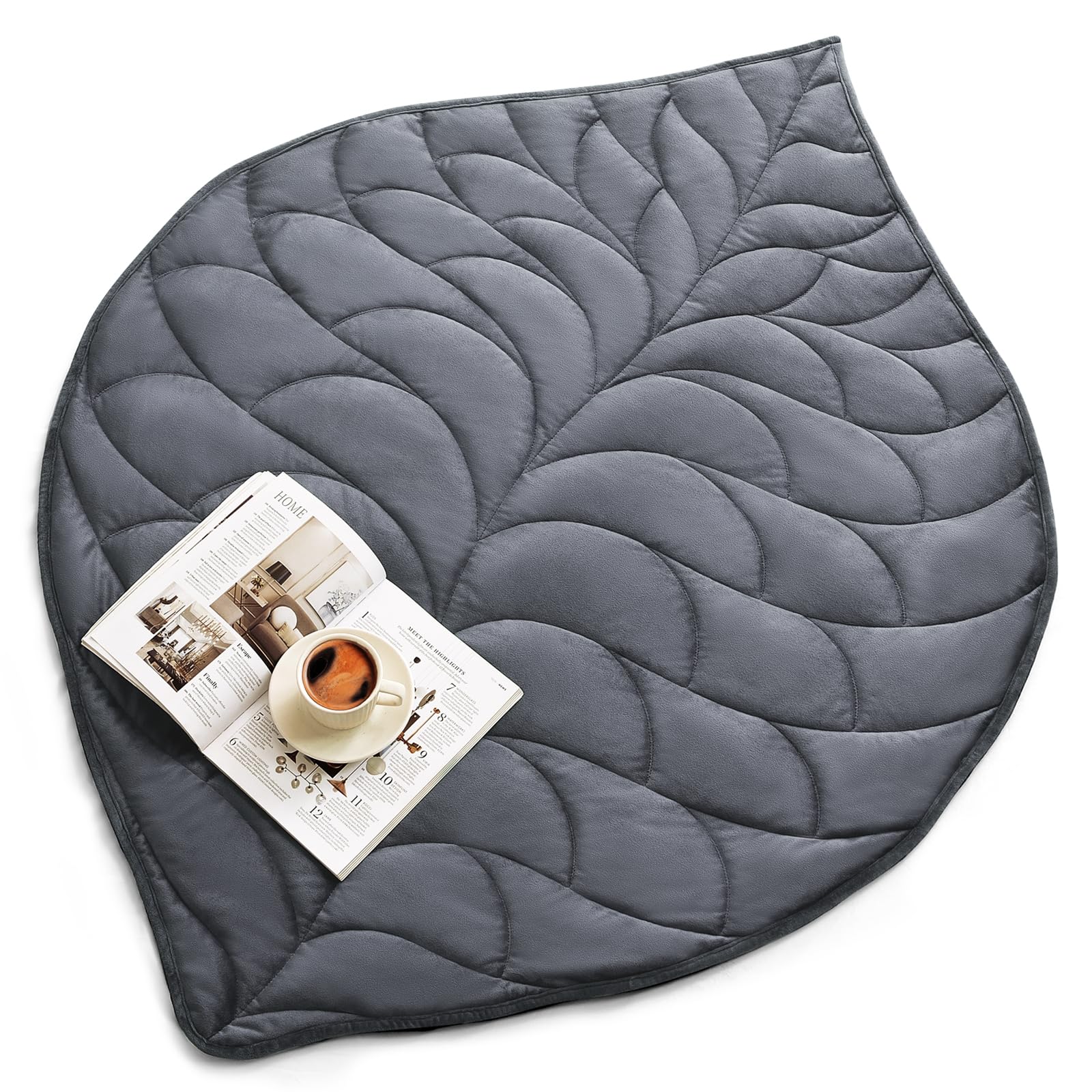 Kaisa Leaf Velvet Weighted Blanket