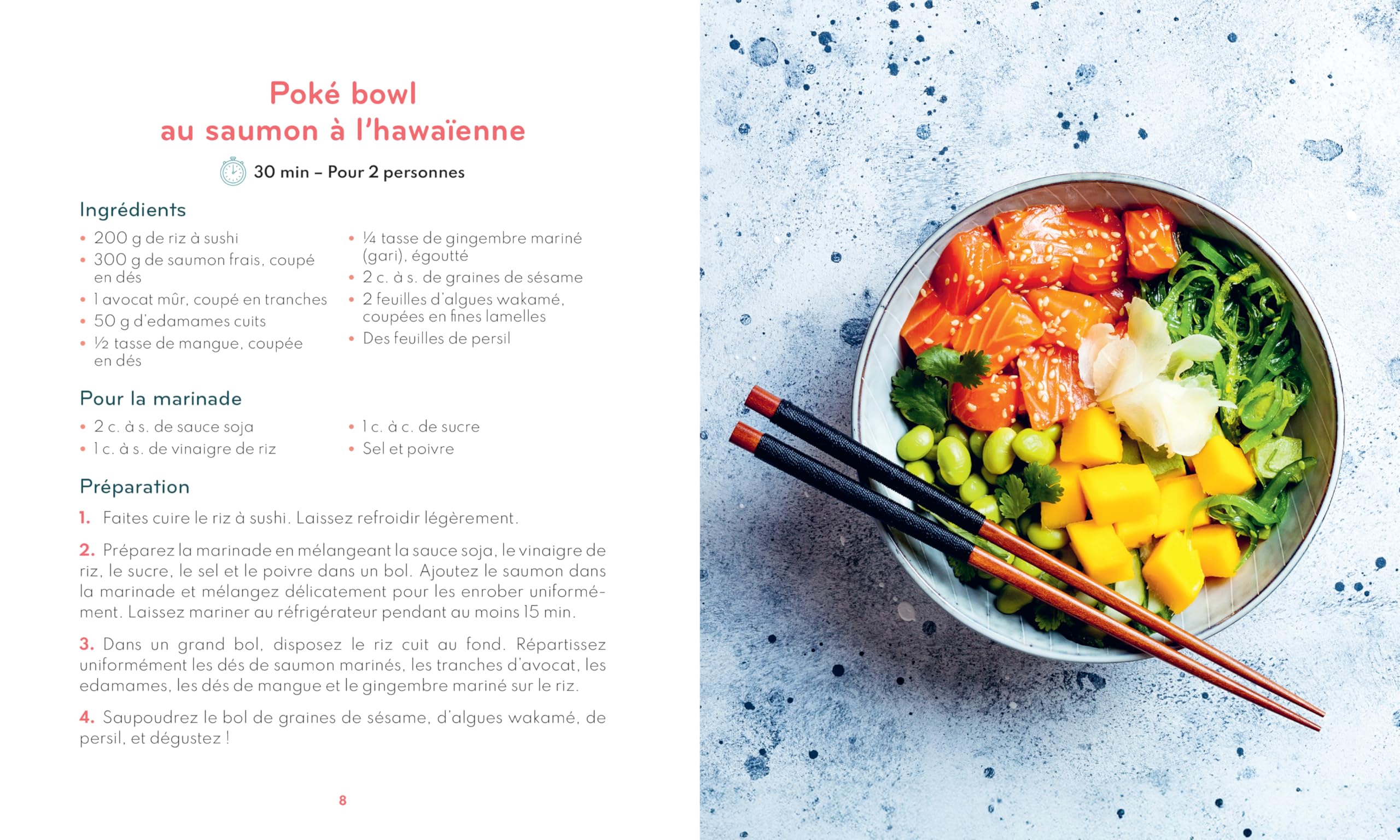 Coffret Poké bowl - Avec plus de 30 recettes de cuisine hawaïenne !