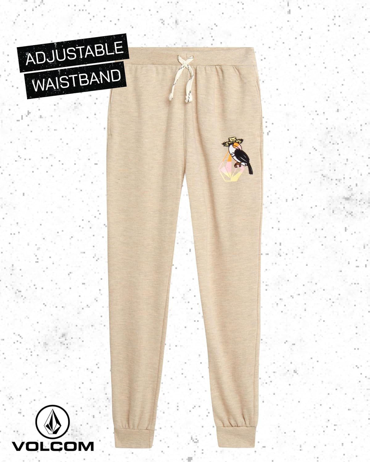 Volcom Girls 2-Piece French Terry Sweatsuit - Crewneck & Joggers (7-12)