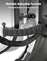Vista 5 de JOYTUTUS Correas de limitación de puerta compatibles con Wrangler, paquete de 2 correas de control de limitación de puerta ajustables resistentes