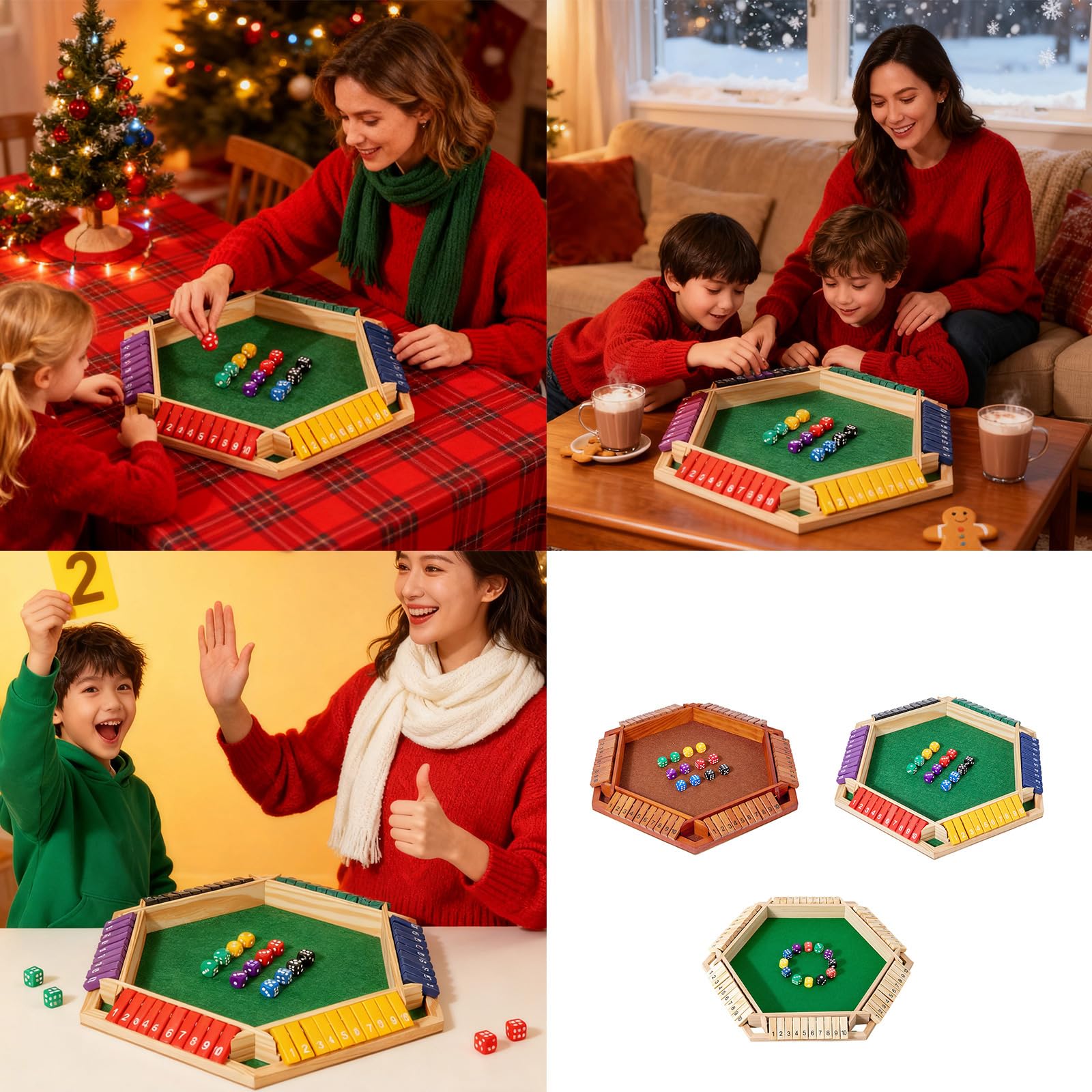 Gioco da Tavolo Multifunzionale strategia familiare Woold Set intrattenimento didattico Portatile per Feste e Giochi società per Uso in Classe