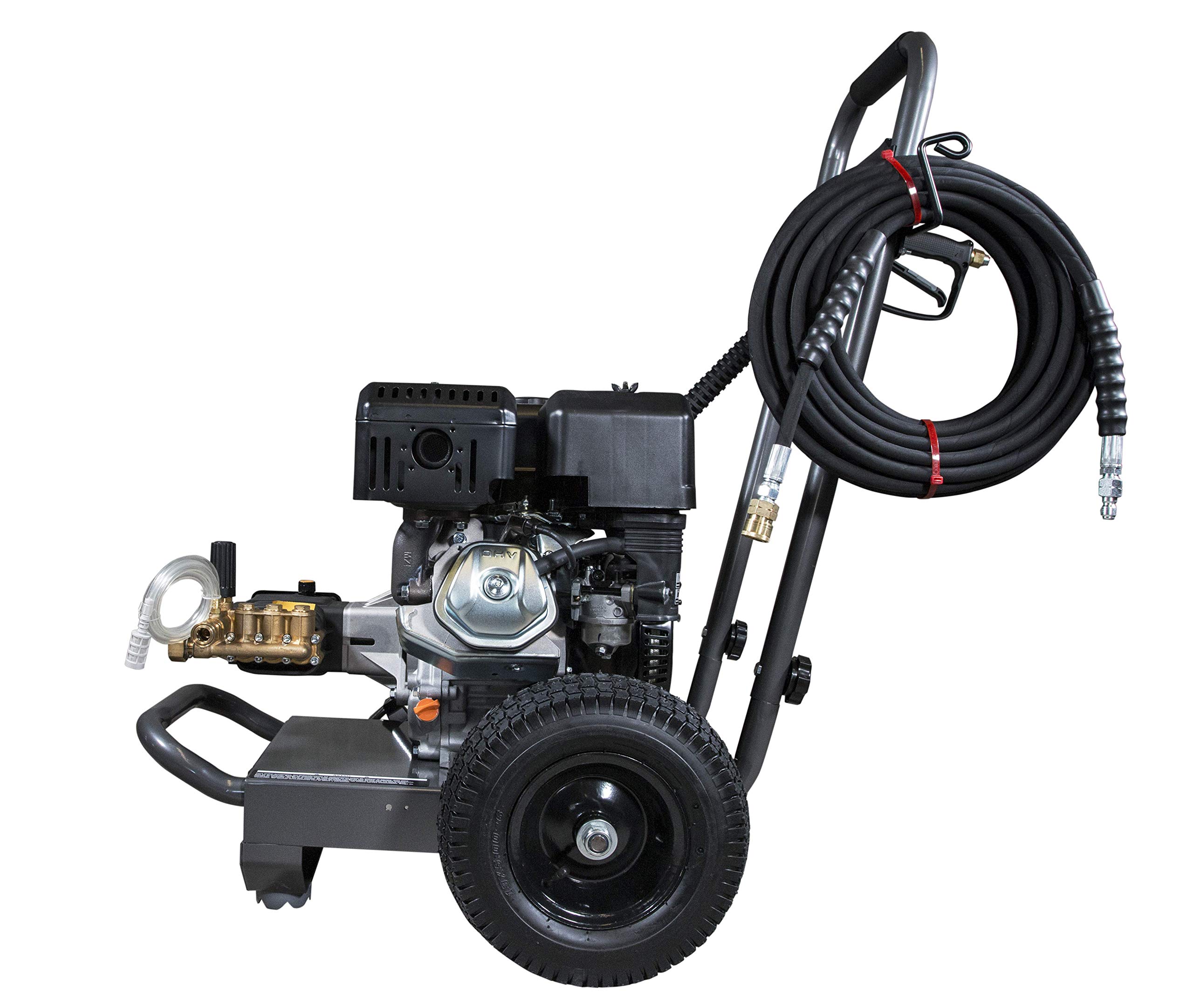 ITCPower Hidrolavadora Gasolina 4000 PSI Profesional Alta Presión - Hidrolimpiadora Industrial Potente para Limpieza Intensiva Exterior - Máquina Limpieza a Presión Uso Profesional