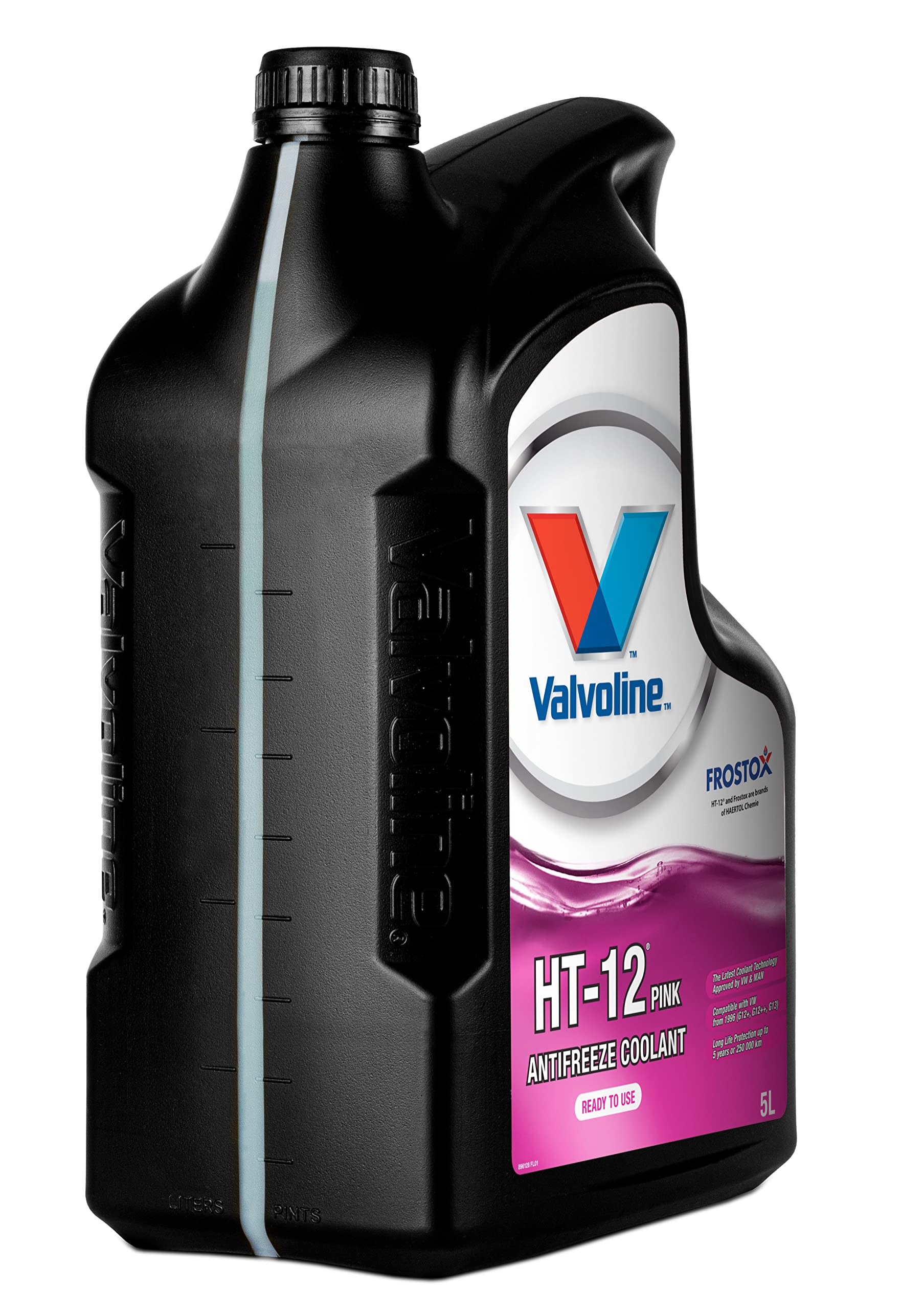 Valvoline Antifreeze Coolant HT-12 Pink Ready to Use, 5 l