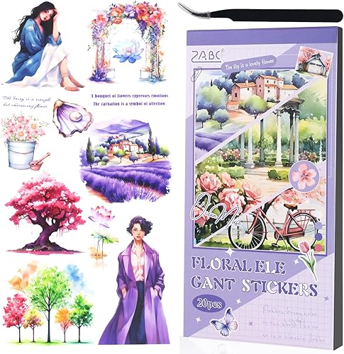 Miniatura 35 de 3500 calcomanías coreanas para tarjetas fotográficas Kpop, calcomanías de decoración de libros, calcomanías estéticas con purpurina de mariposa