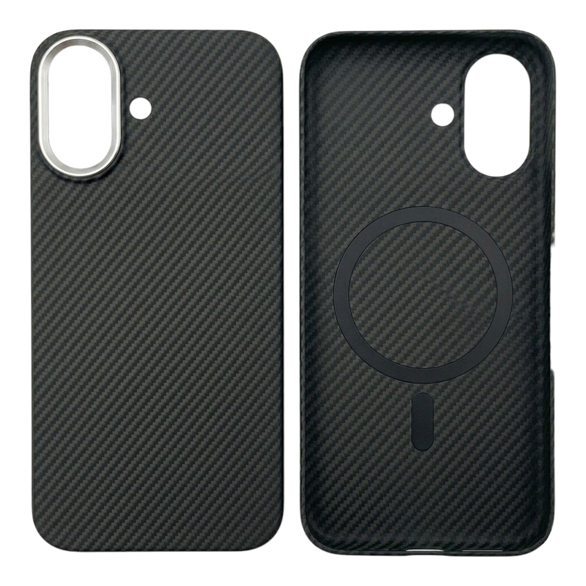 T TECLUSIVE Carbon Fiber Case Compatible with Magsafe iPhone 17 Black | Strong Magnetic Cover | Slim-image-19