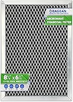 Vista 7 de JX81B WB02X10733 - Filtro de carbón para microondas de 8.7 x 6.23 pulgadas, se adapta al filtro de microondas GE, filtros de carbón de carbón