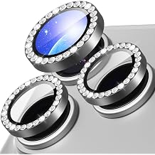 Suoman for iPhone 17 Pro/17 Pro Max Camera Cover, iPhone 17 Pro/Prommax Camera Film Glitter-Grey