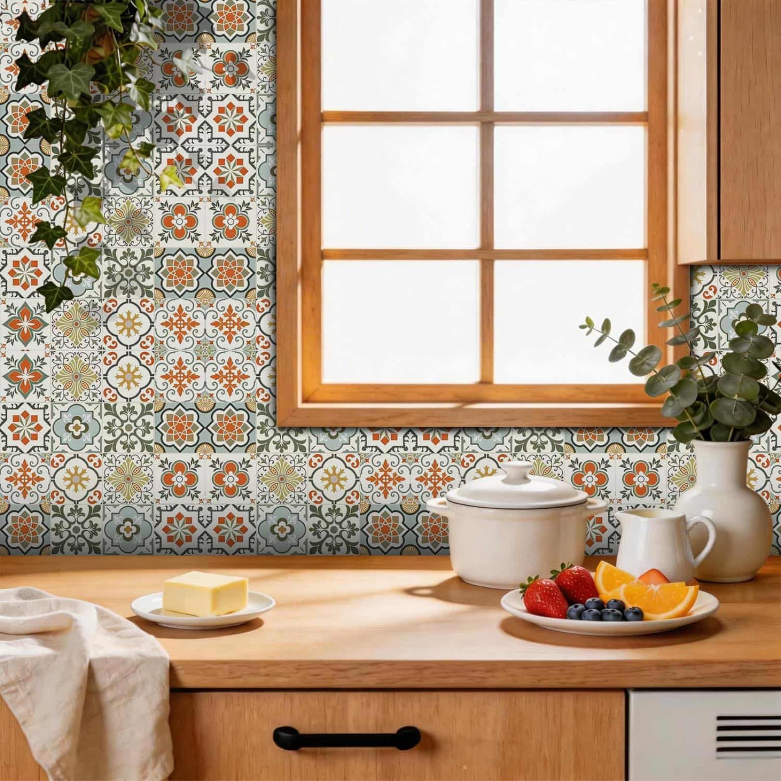 Azulejos Adhesivos Baño Impermeables 30 cm x 30 cm