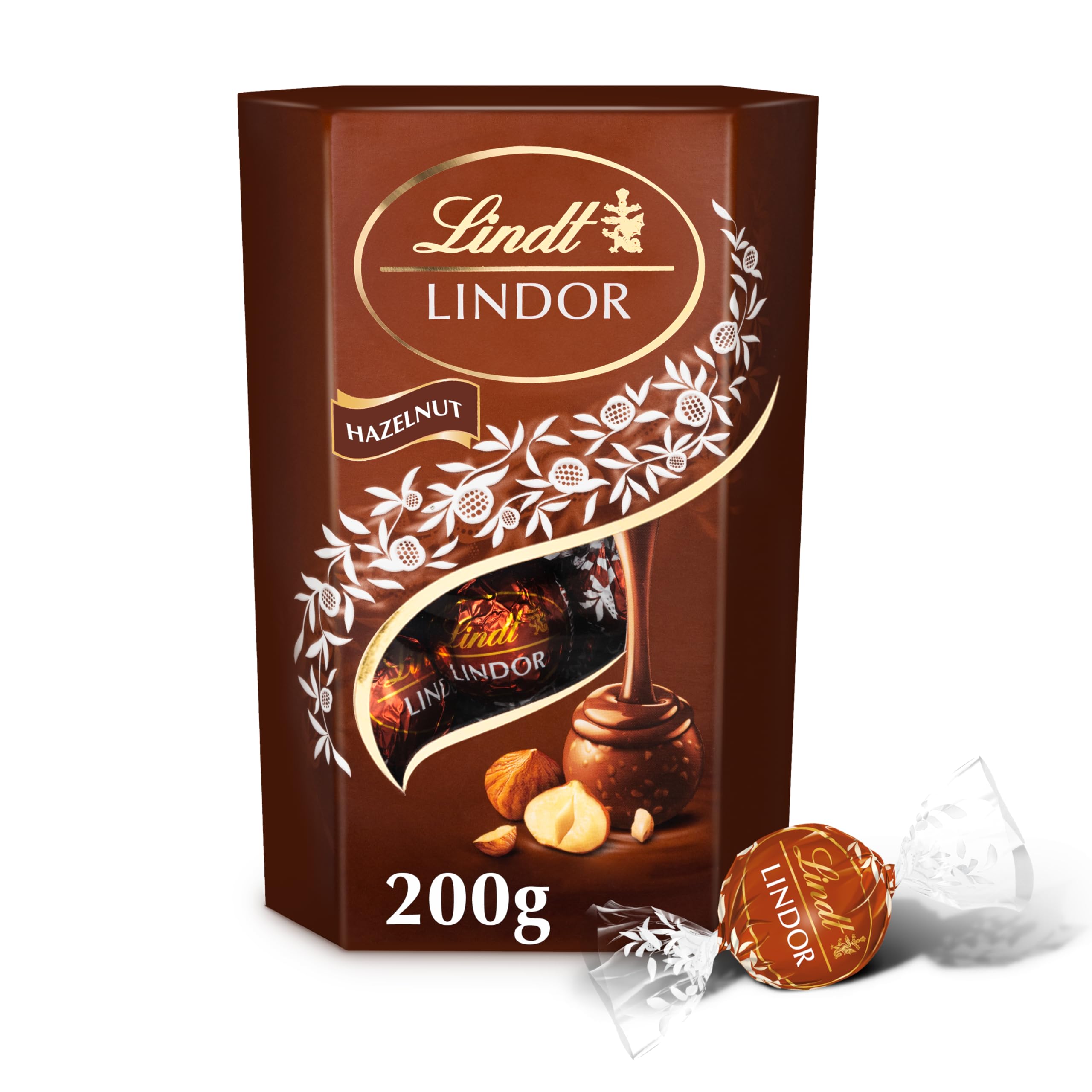 Lindt LINDOR Hazelnut Chocolate Truffles, 7.05 oz200 g
