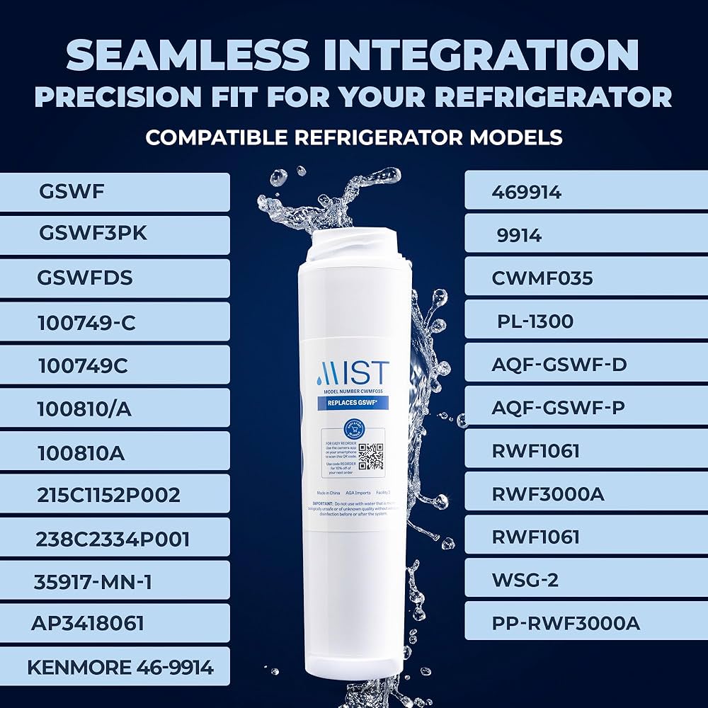 冷蔵庫・冷凍庫 GE Smart Water Refrigerator Filter GSWF Amazon.com: General Electric GE GSWF Refrigerator Water