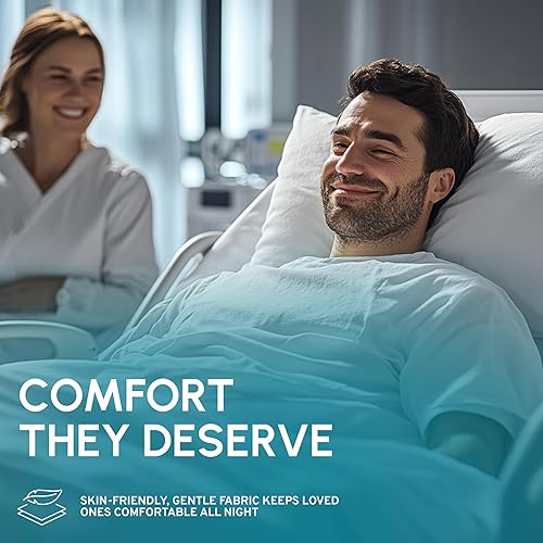 Miniatura 7 de Sábana para cama de hospital lisa, sábanas lisas tamaño doble, 1 sábana lisa, de algodónpoliéster,