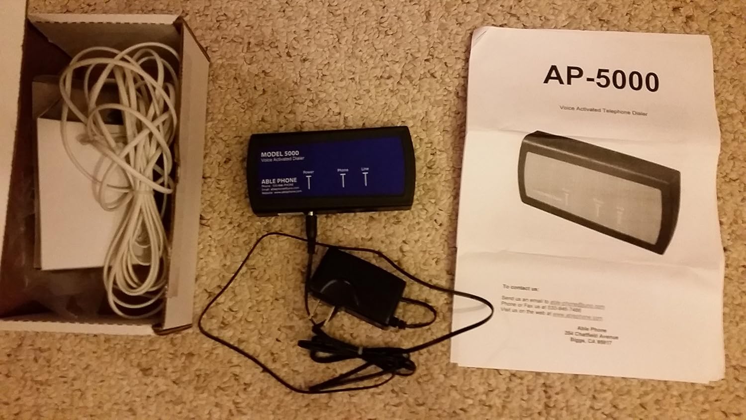 AblePhone Voice Activated Telephone Dialer Office Products