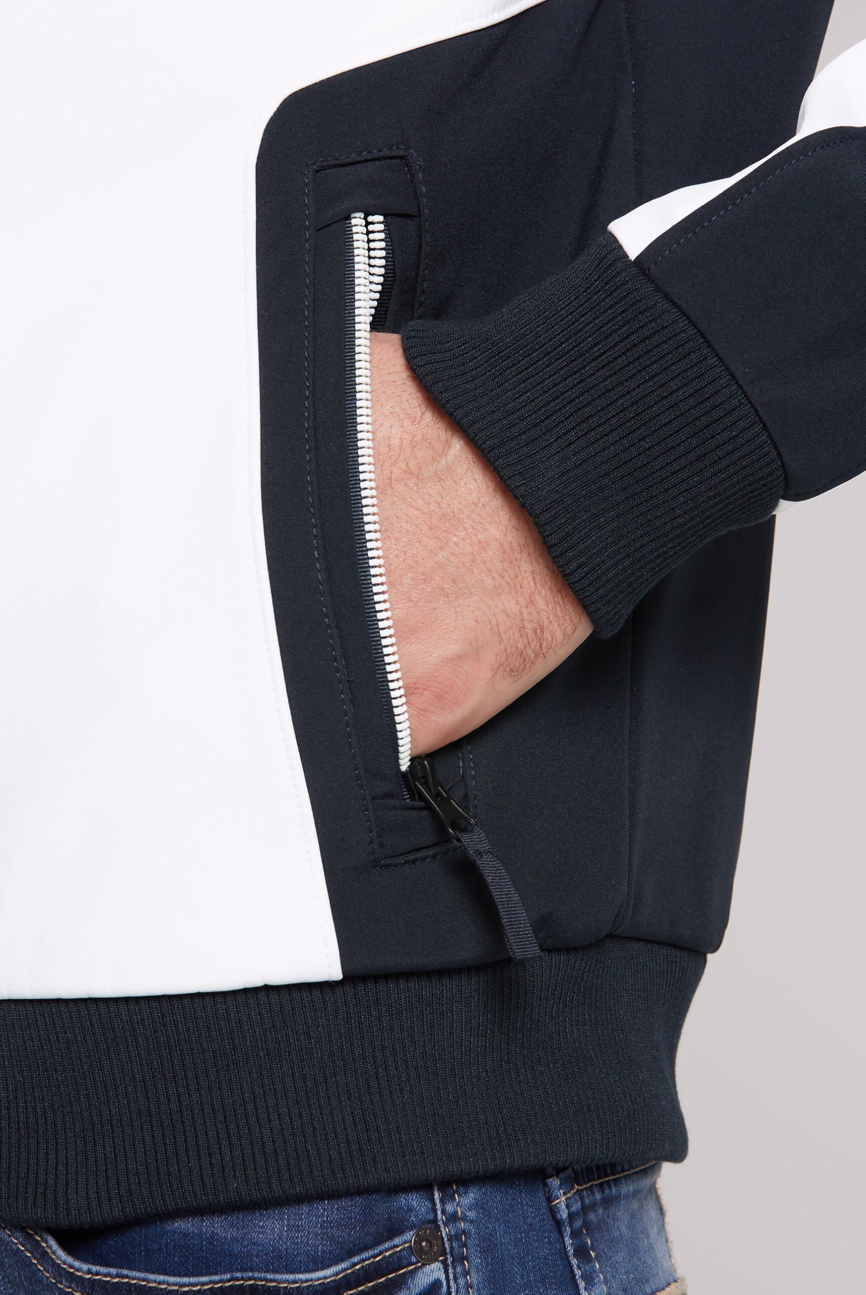 Camp David Herren Softshelljacke mit Colour-Blocking