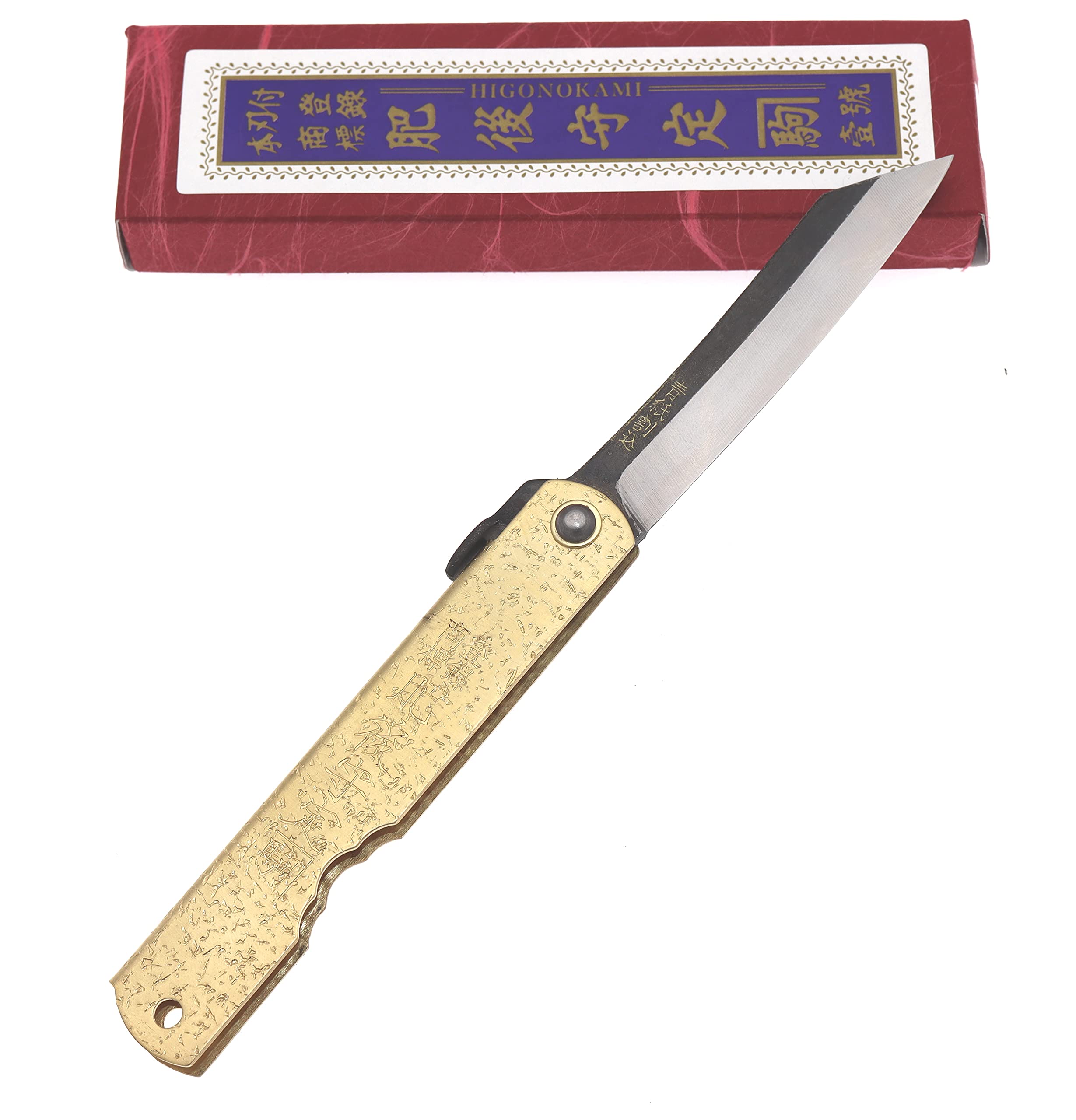Higonokami składany scyzoryk japoński Hikari by Nagao Kanekoma
