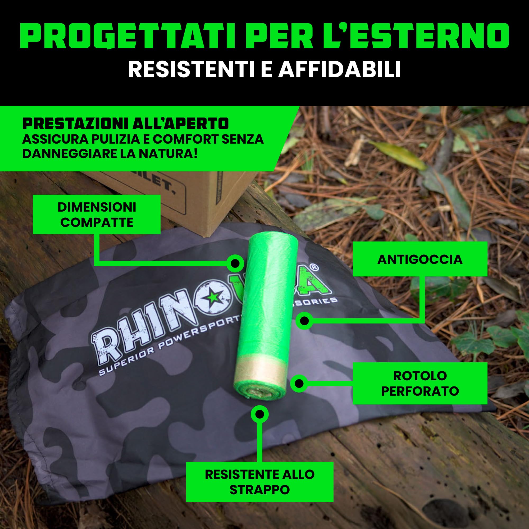 Rhino USA Sacchetti extra per WC e WC portatili