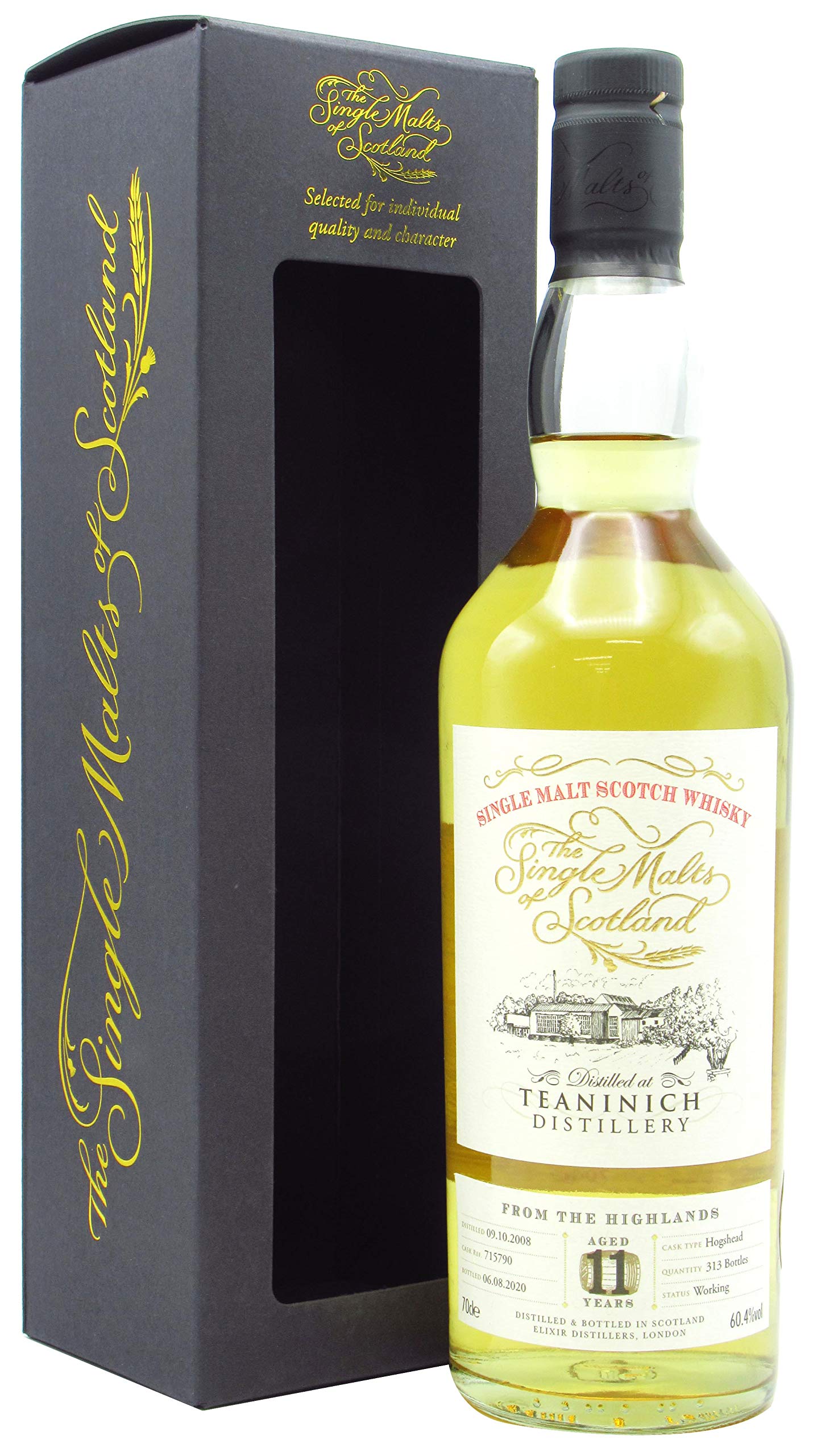Teaninich - The Single Malts of Scotland - Single Cask #715790-2008 11 year old Whisky