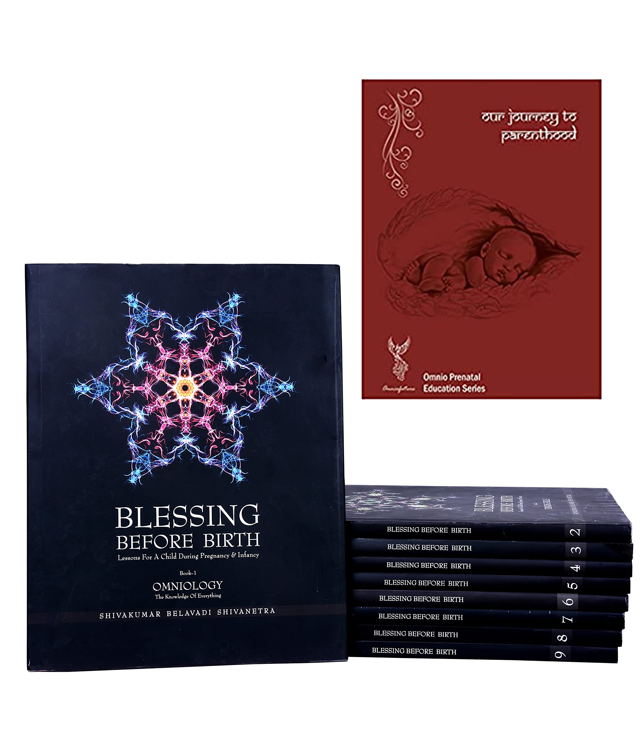 Blessing Before Birth Set of 9 Books and Our Journey to Parenthood (Pregnancy) [Hardcover] Shivakumar Belavadi Shivanetra