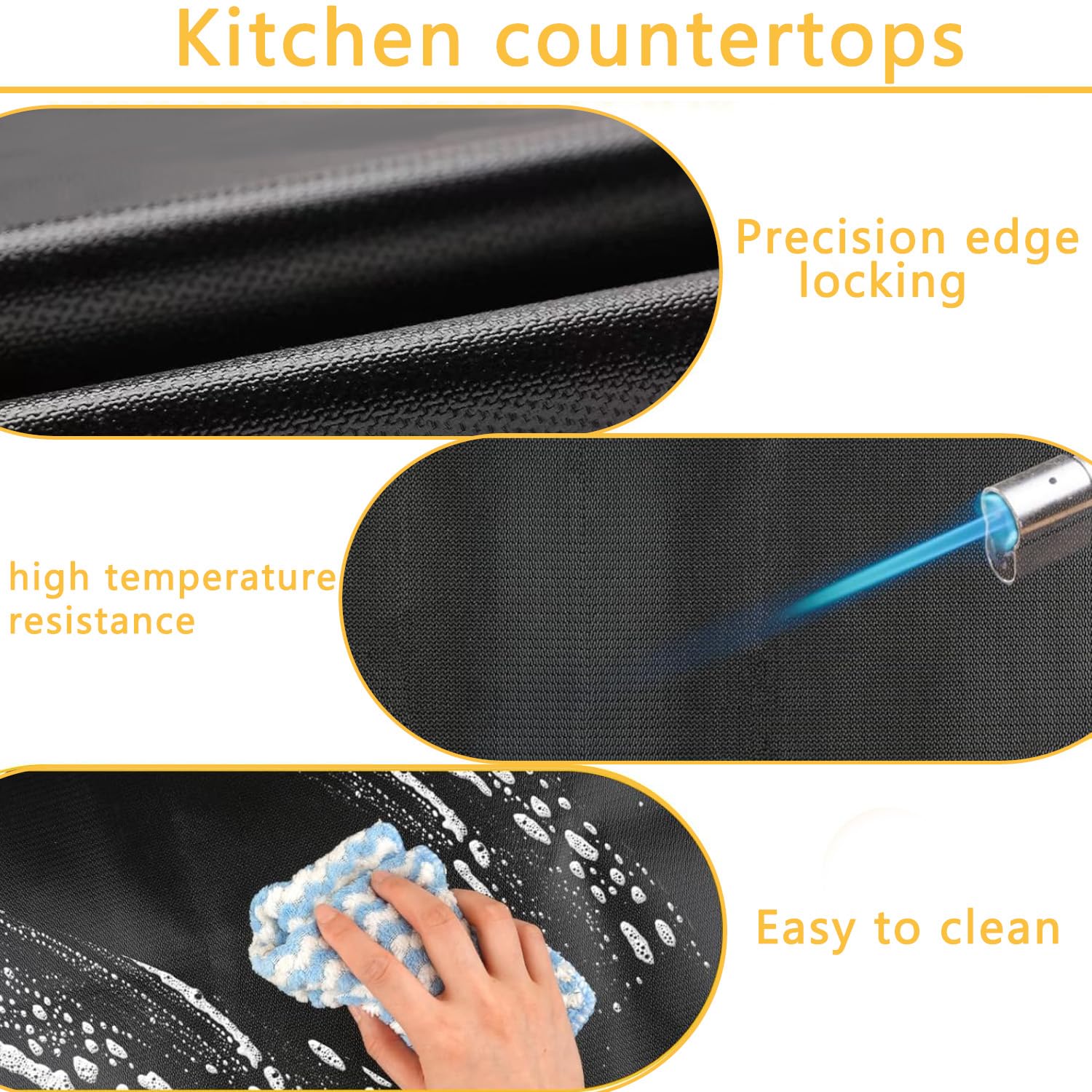 Tappetino Ignifugo In Silicone 60x40 Cm – Base Antiscivolo E Impermeabile Per Friggitrice Ad Aria, Macchina Caffè E Piani Cucina