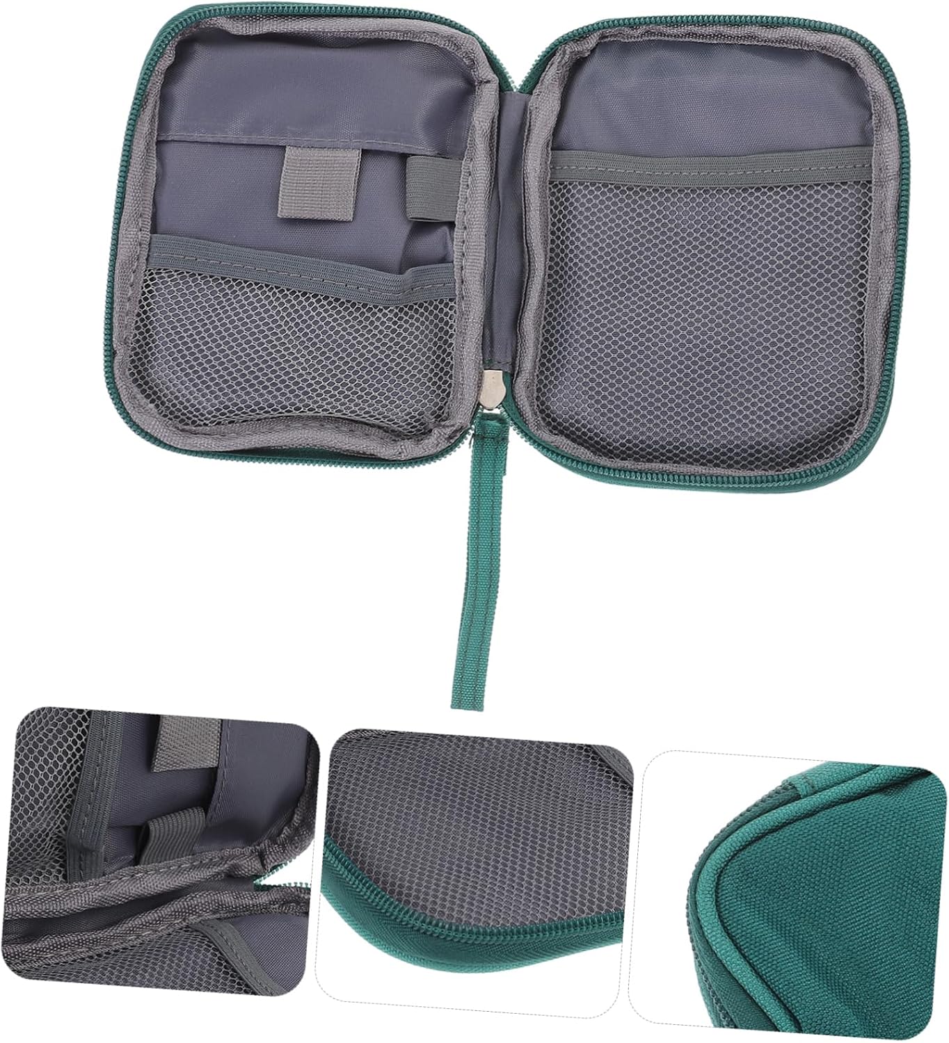Portable First Aid Bag Handheld Medicine Pouch for Travel Waterproof Organizer for Outdoor Supplies Compact Emergency Kit for Family and Personal Use