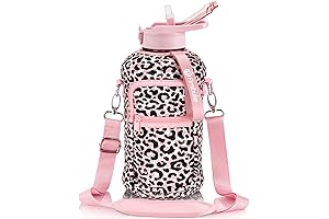 Fimibuke 64oz Juggy Water Bottle Cat Sleeve