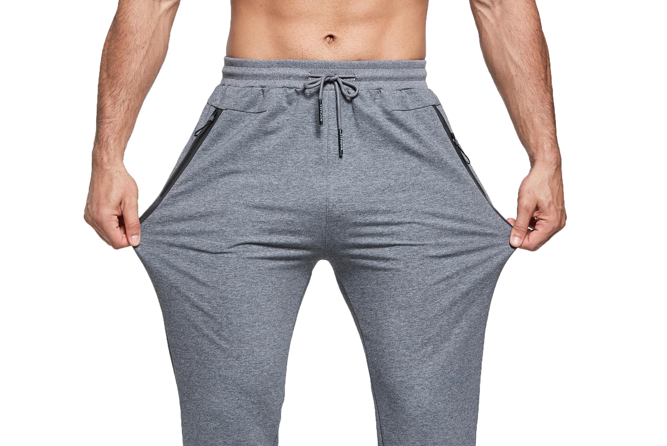 HCSS Pantaloni da Jogging da Uomo con Tasche Zip