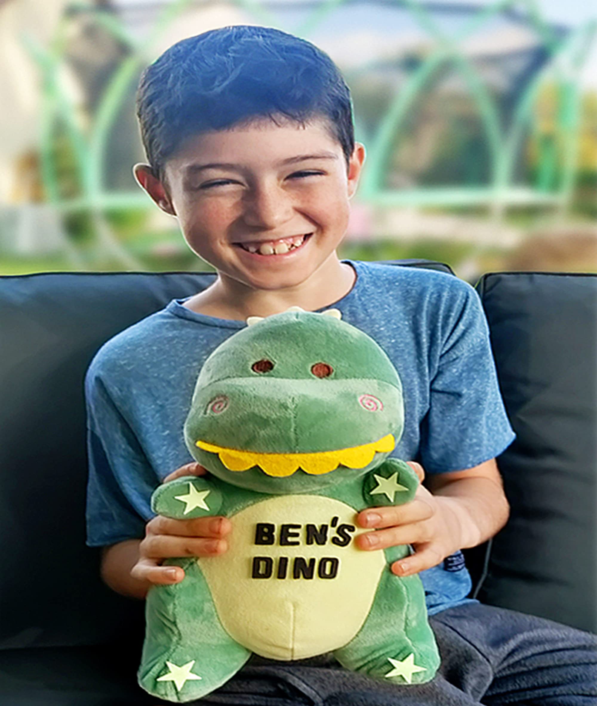 2Pepers Make Your Own Dinosaur Plush Pillow, Kids Arts and Crafts for Boys & Girls, Dinosaur Stuffed Animal Craft kit, Dino Toys Age 3 4 5 6 7 8-12 Year Old