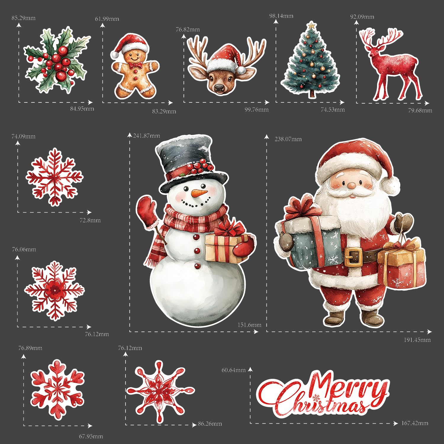 29pcs Christmas Refrigerator Magnets - Image 3